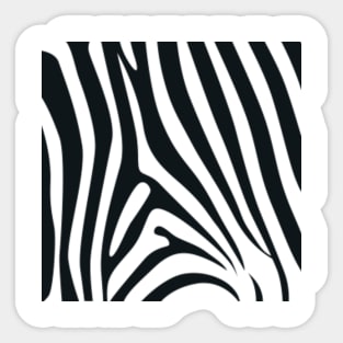 Zebra pattern Sticker